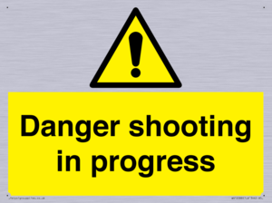 Danger shooting in progress
